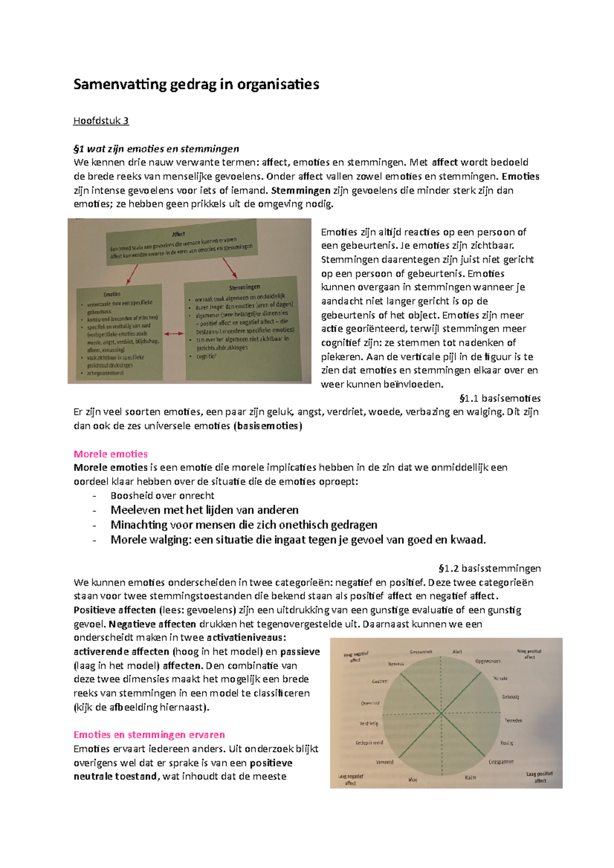 Samenvatting Gedrag In Organisaties - Samenvatting Gedrag In ...