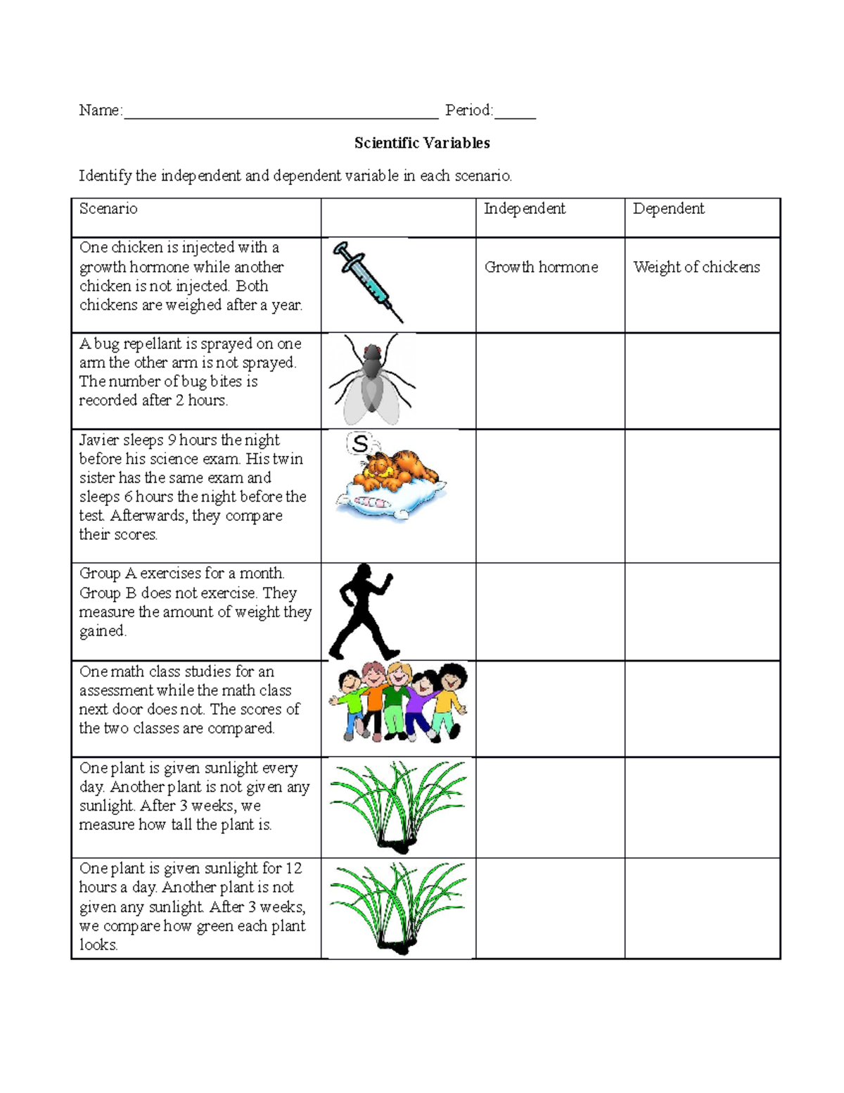 Scientific Variables-1 - Name ...