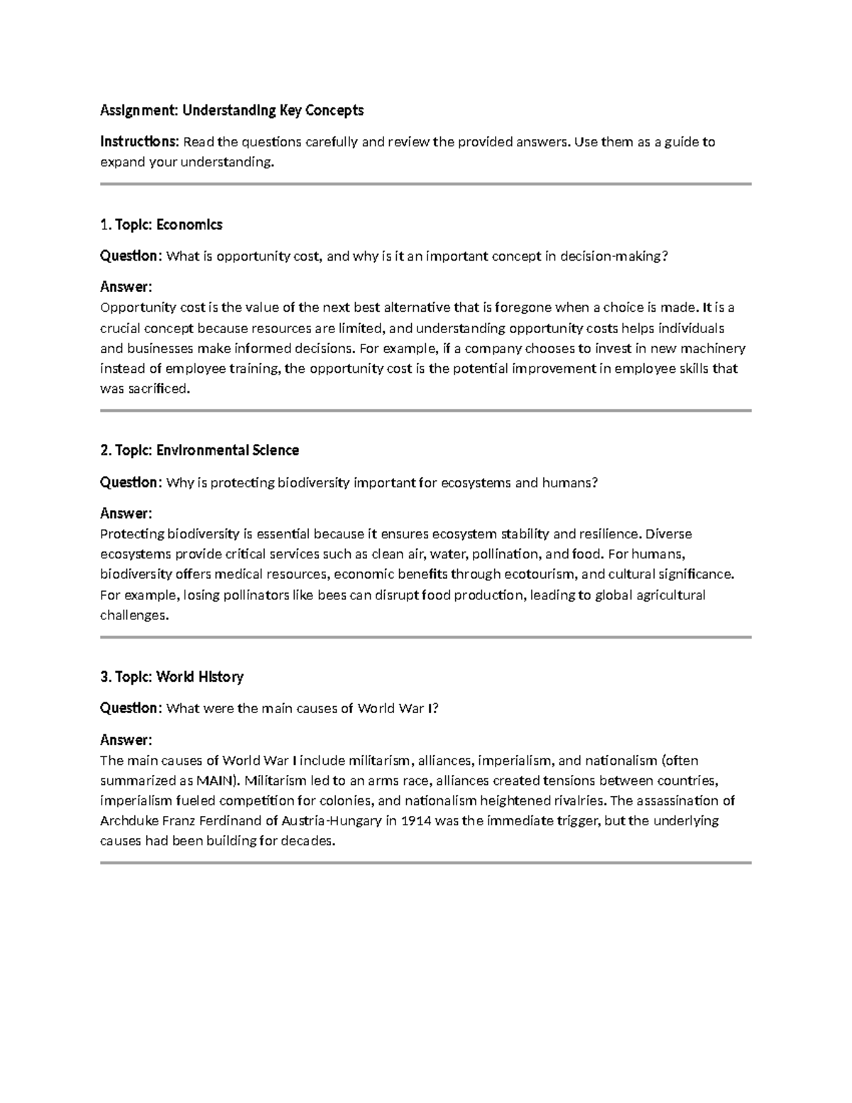 assignment 3 business types instructions