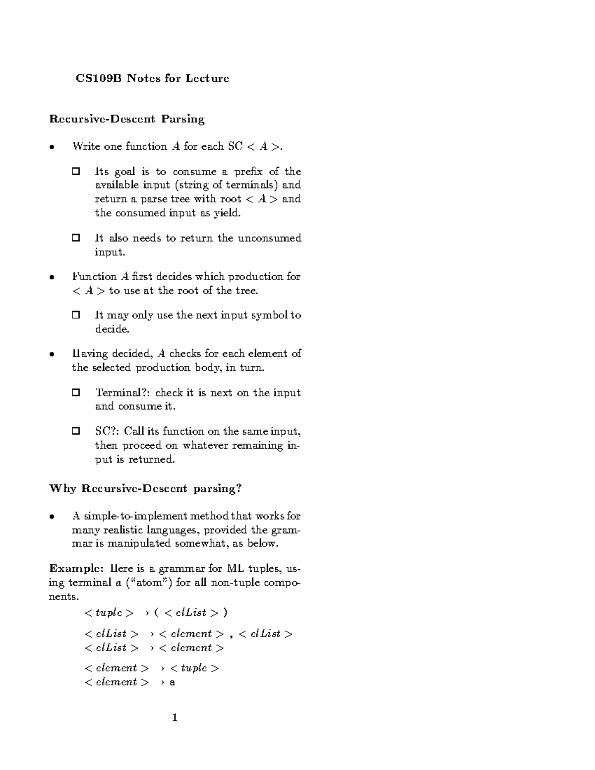 Operating System In Computer Science Notes