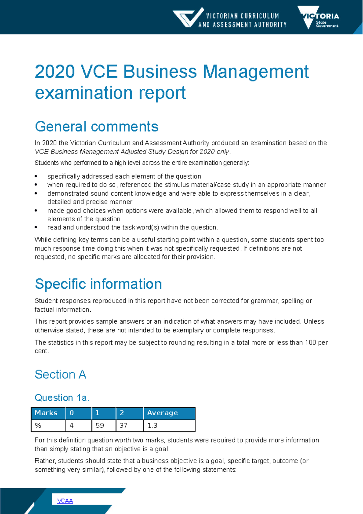 vce business management case study