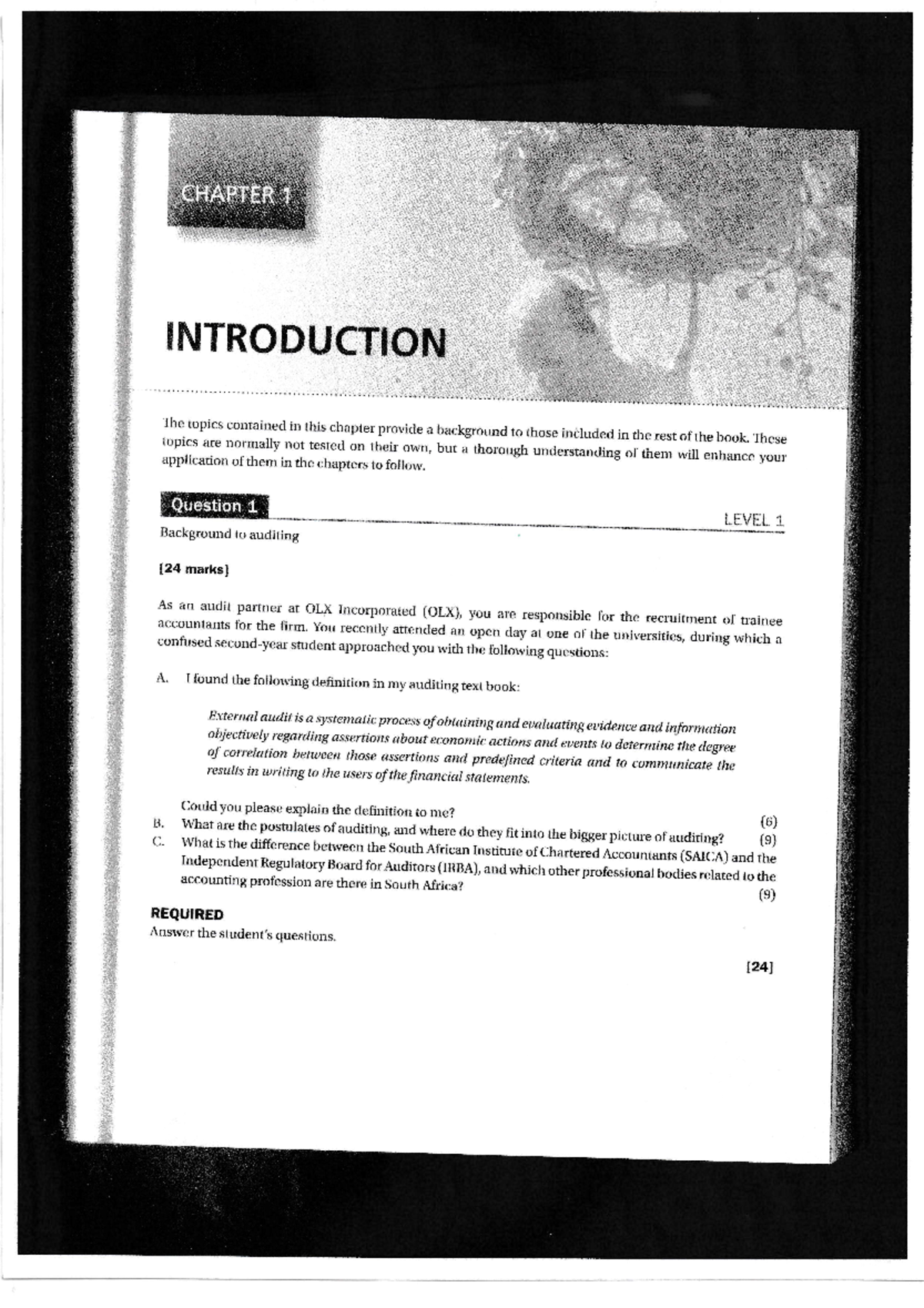 C1q1 - extra question - f,NTRODUCTION 'Ihe topics cotrtained in this ...