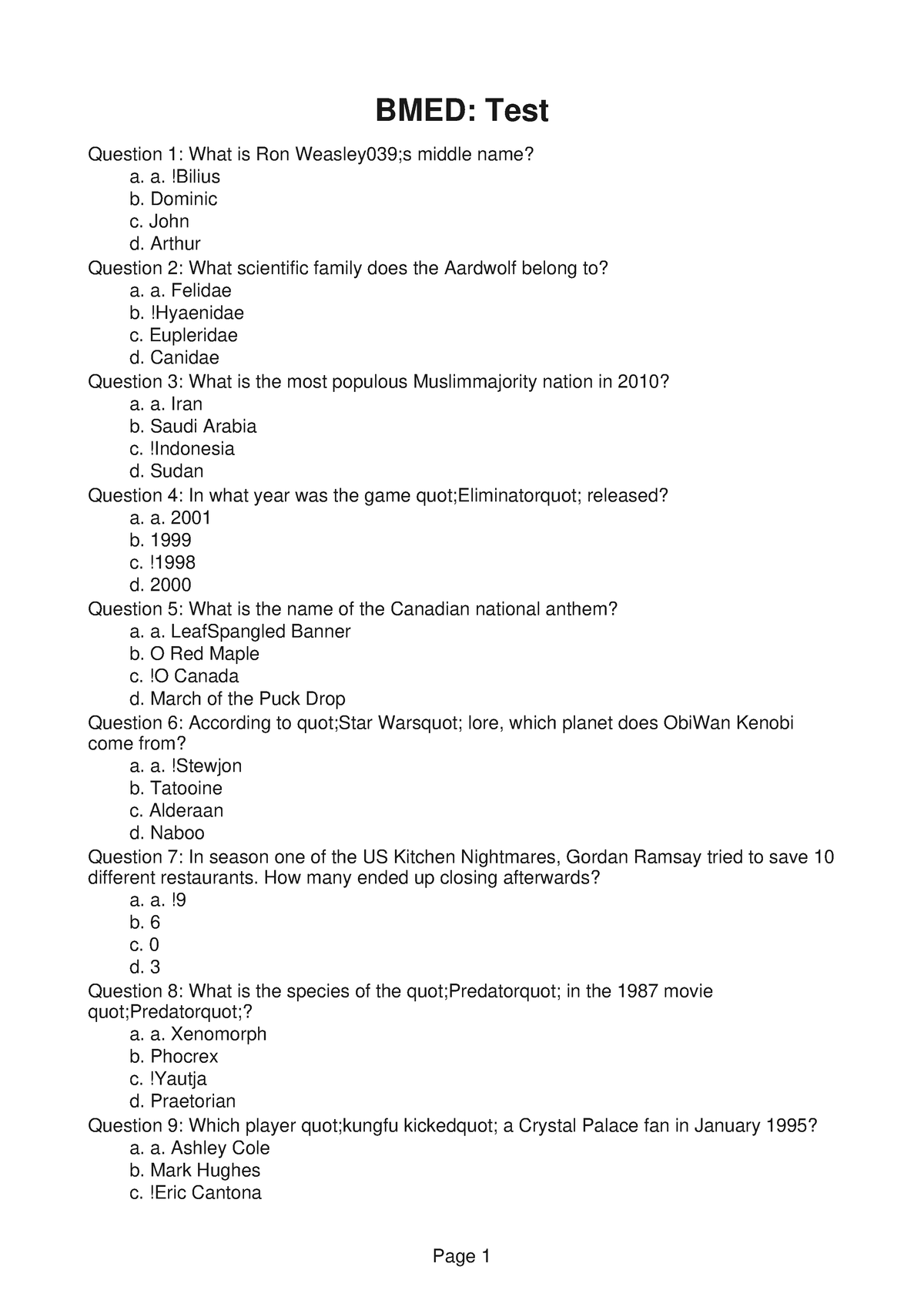 BMED120 Chapter Summary 7 - BMED: Test Question 1: What Is Ron ...