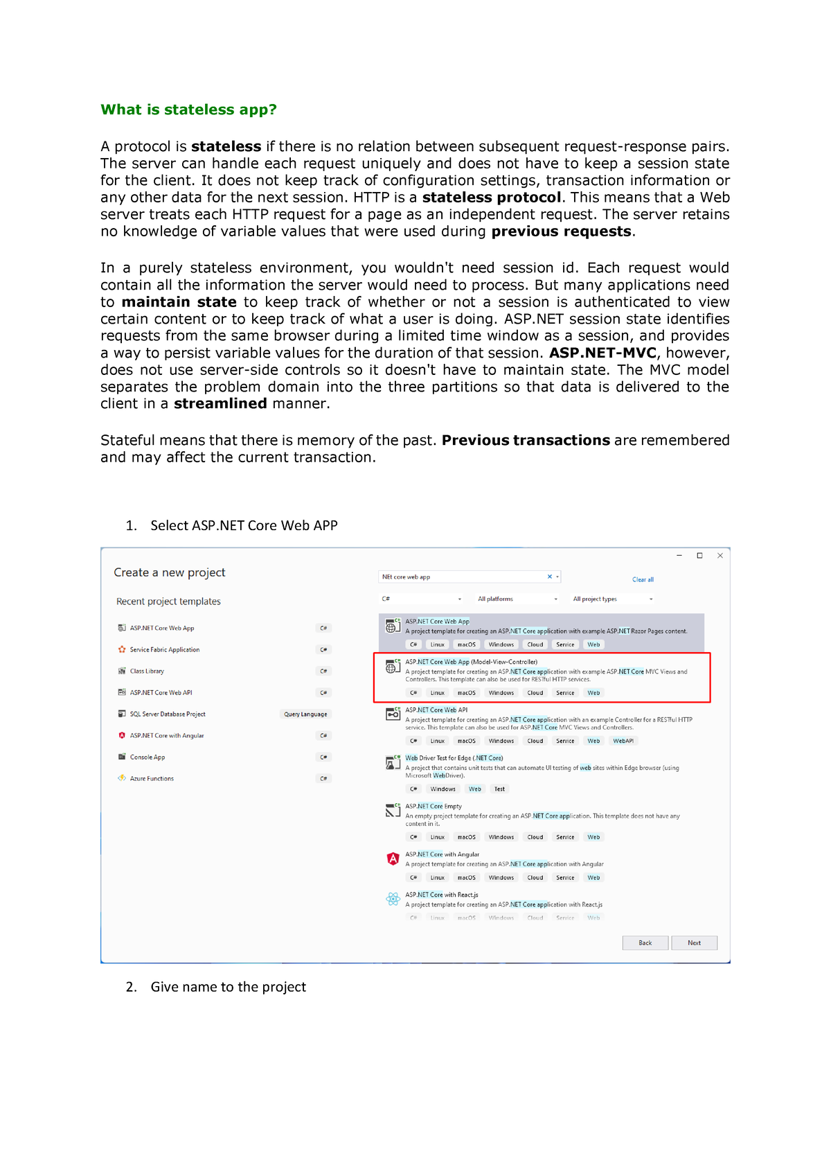 1 Stateless App Web - Cloud Application Development - What is stateless ...