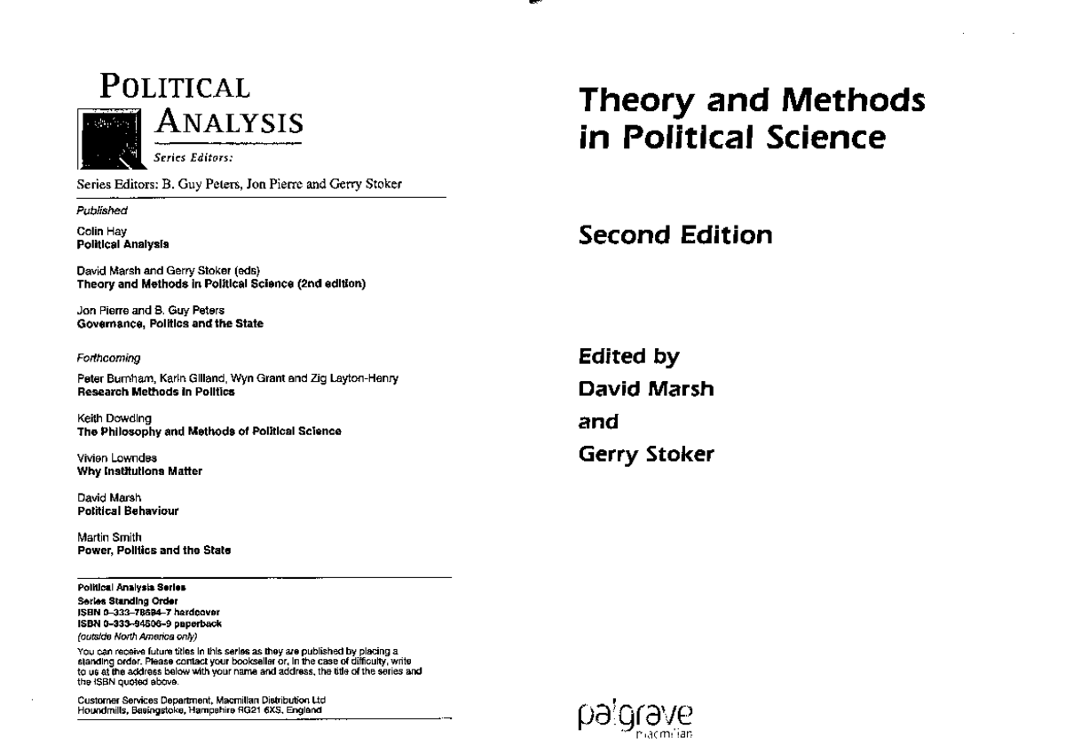 case study method in political science