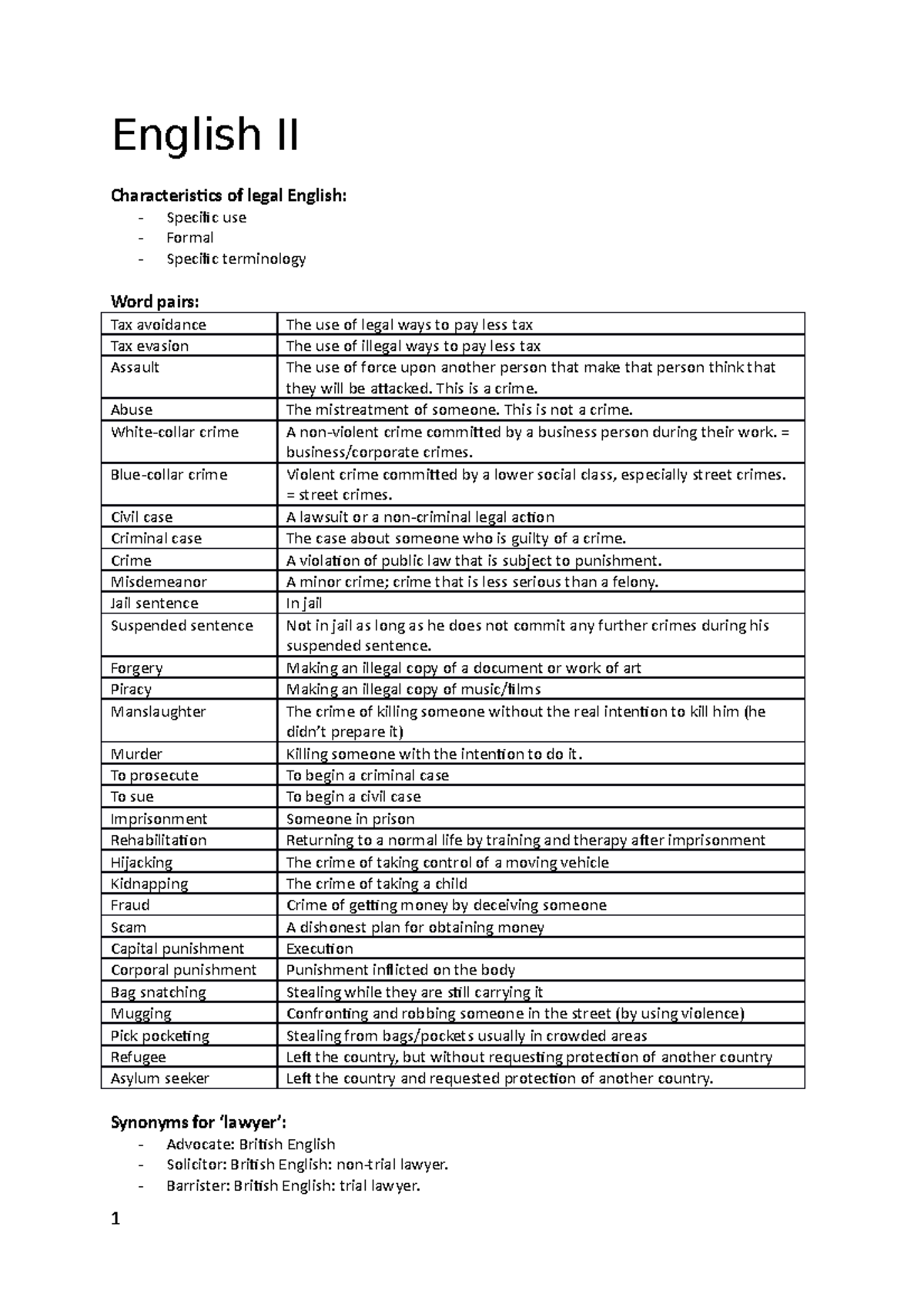 juridisch-engels-ii-english-ii-characteristics-of-legal-english