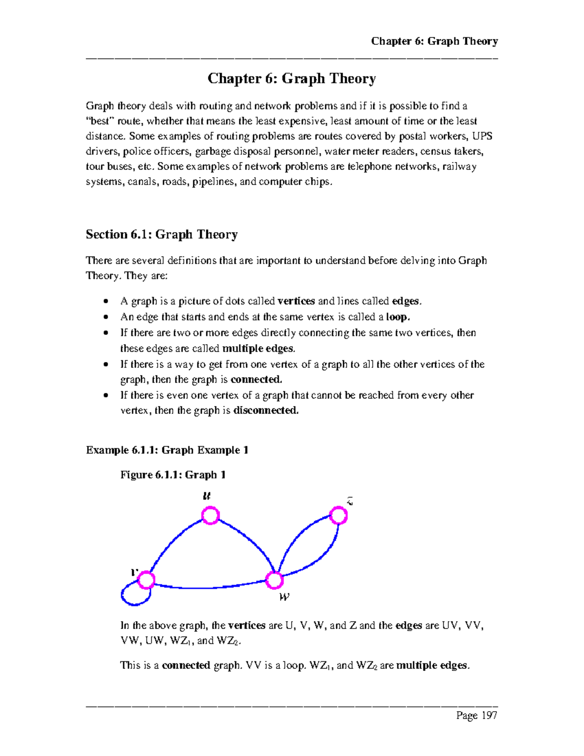 Chapter 6 Graph Theory - This will make your college life easy - - Studocu