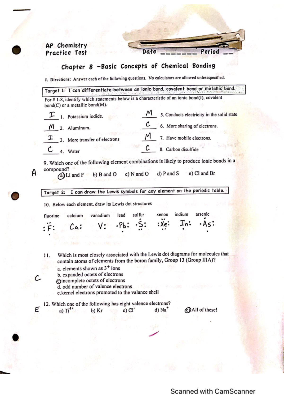 Chem 131 Practice test - CHEM 131 - Studocu