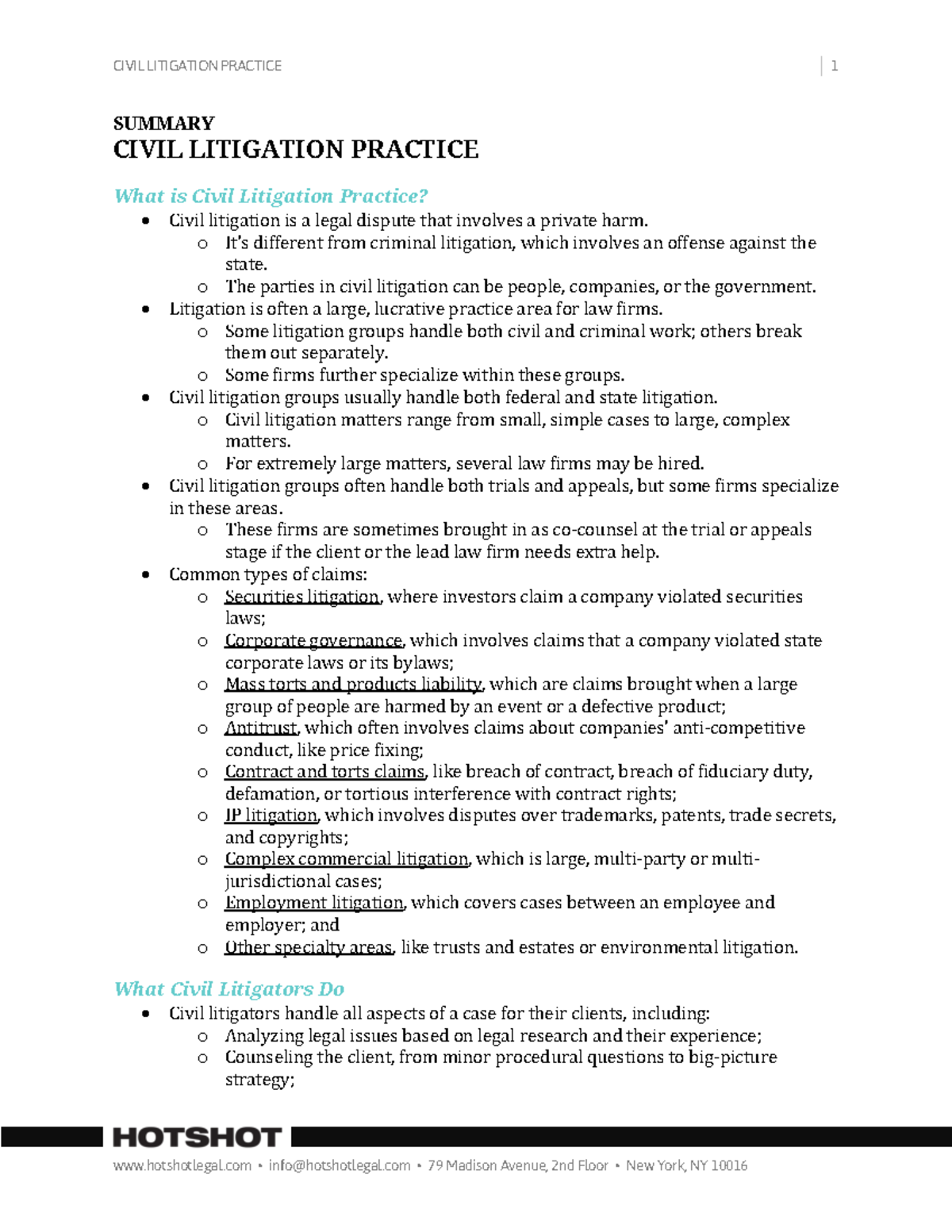 civil-litigation-practice-summary-summary-civil-litigation-practice