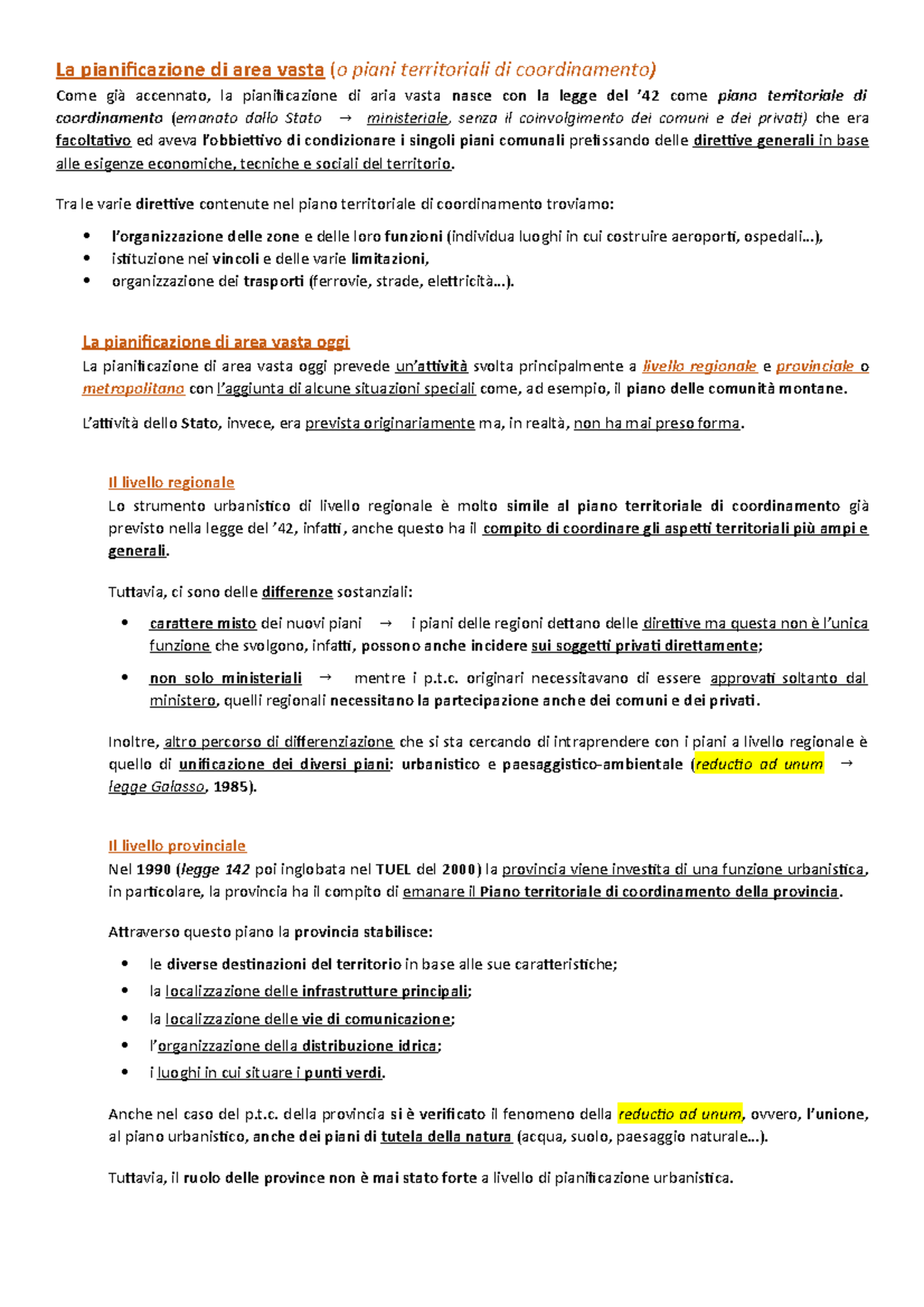 3.1.La Pianificazione Di Area Vasta - Tra Le Varie Direttive Contenute ...