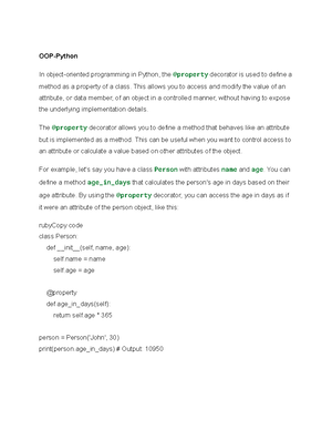 OOP-Python 1 - the step-by-step explanation of object-oriented ... image.