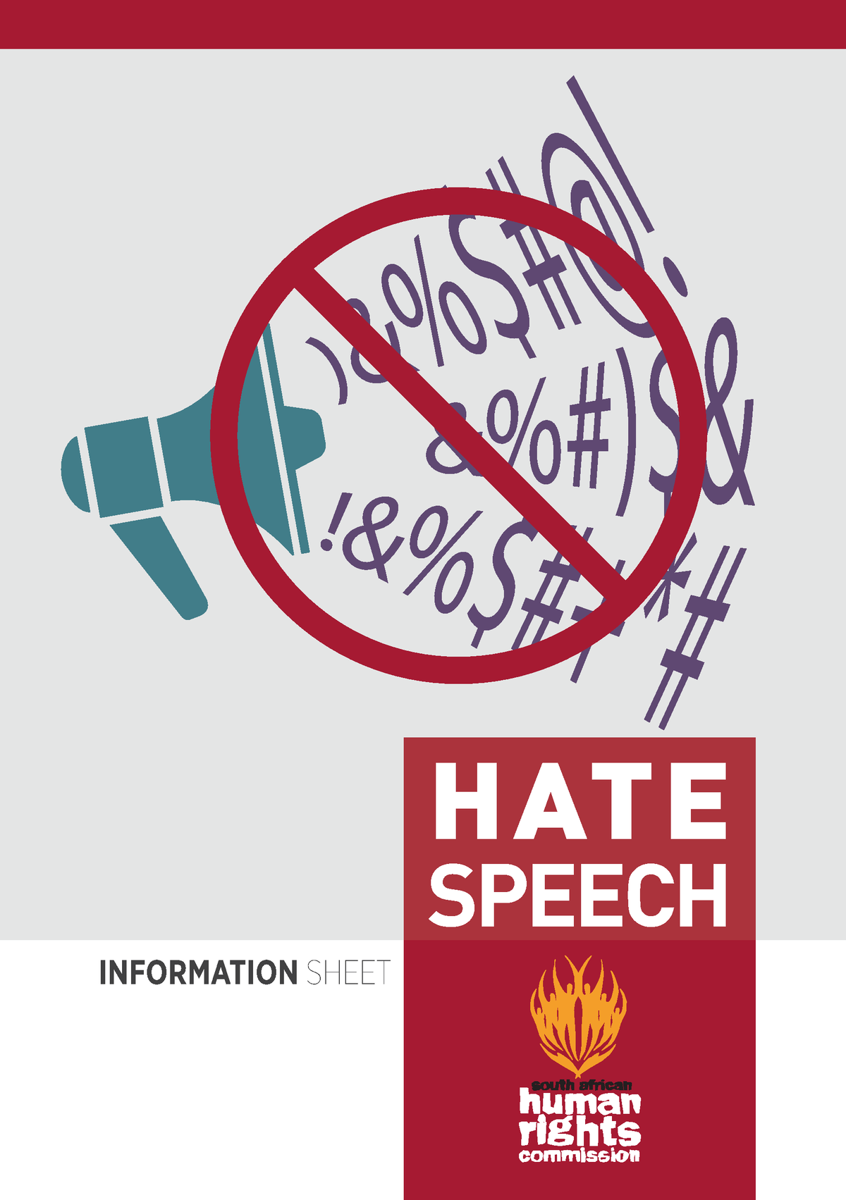 Hate Speech Information Sheet- print ready - INFORMATION SHEET HATE ...