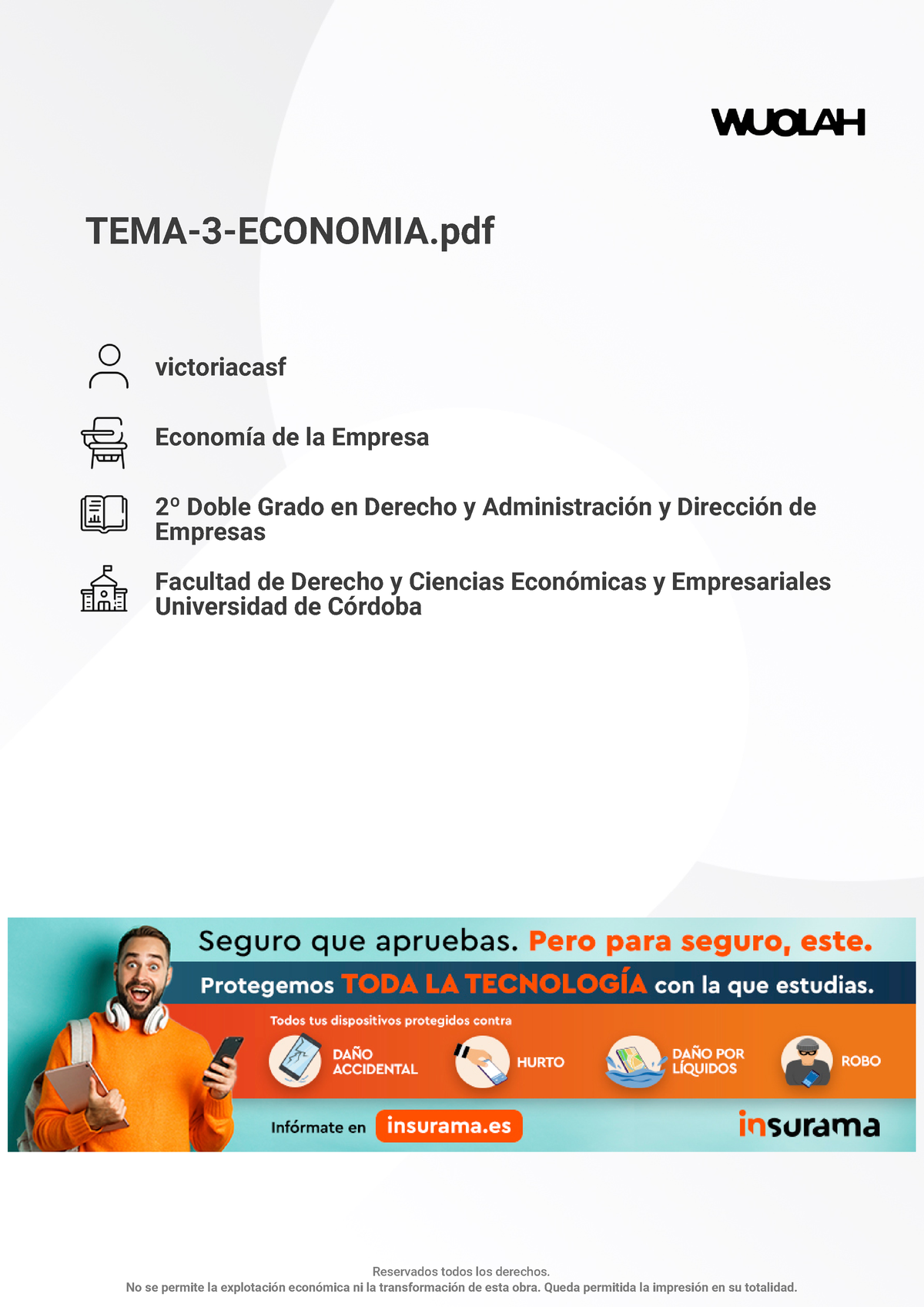 Wuolah Free TEMA 3 Economia - TEMA-3-ECONOMIA Victoriacasf Economía De ...