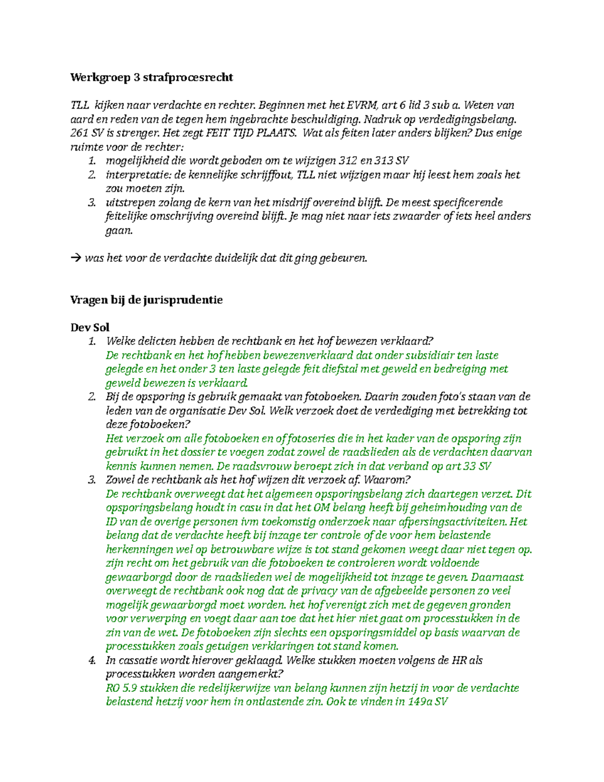 WG 3 Strafproces - Werkgroep 3 Strafprocesrecht TLL Kijken Naar ...