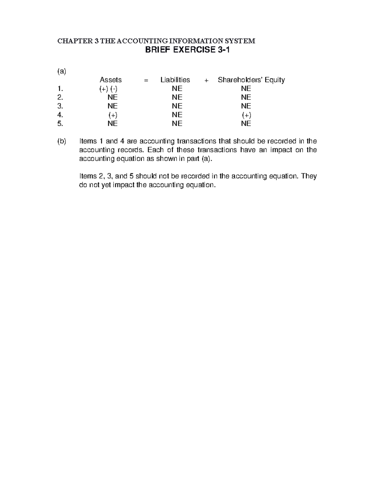 Chapter 3 THE Accounting Information System - CHAPTER 3 THE ACCOUNTING ...