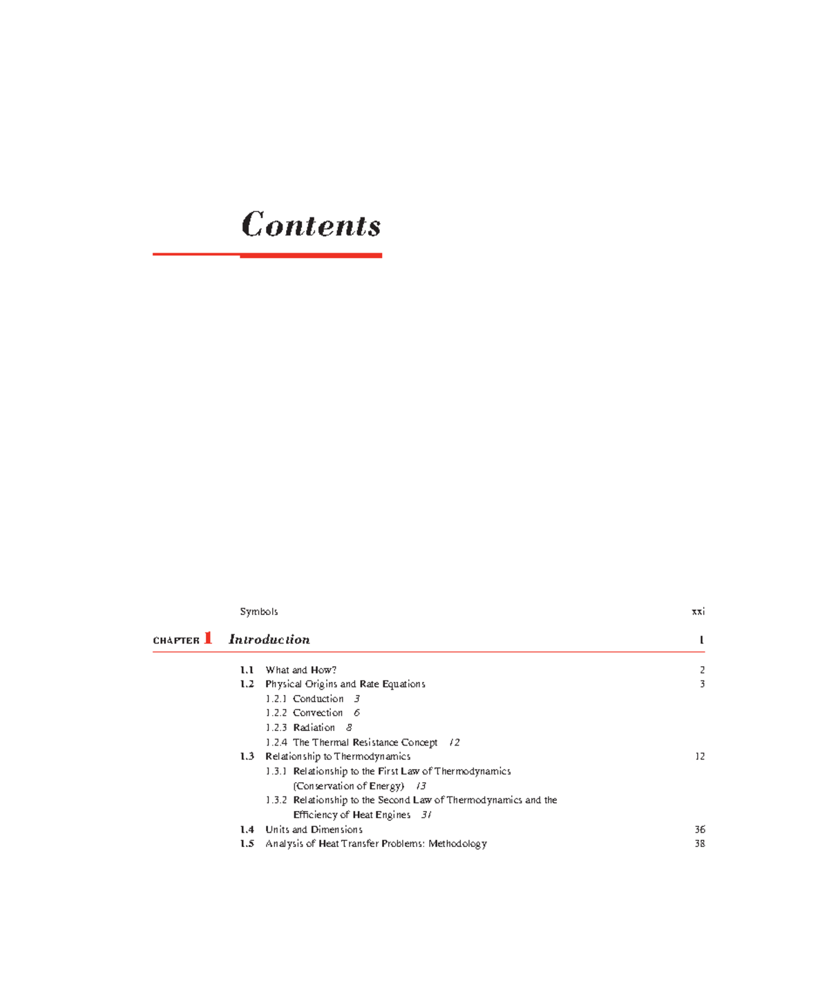 Textbook Table of Contents - Contents Symbols xxi CHAPTER 1 ...