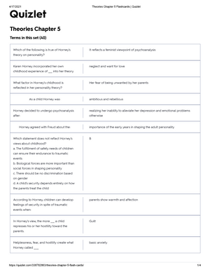 2 Theories Chapter 3 Flashcards Quizlet - Theories Chapter 3 Terms In ...