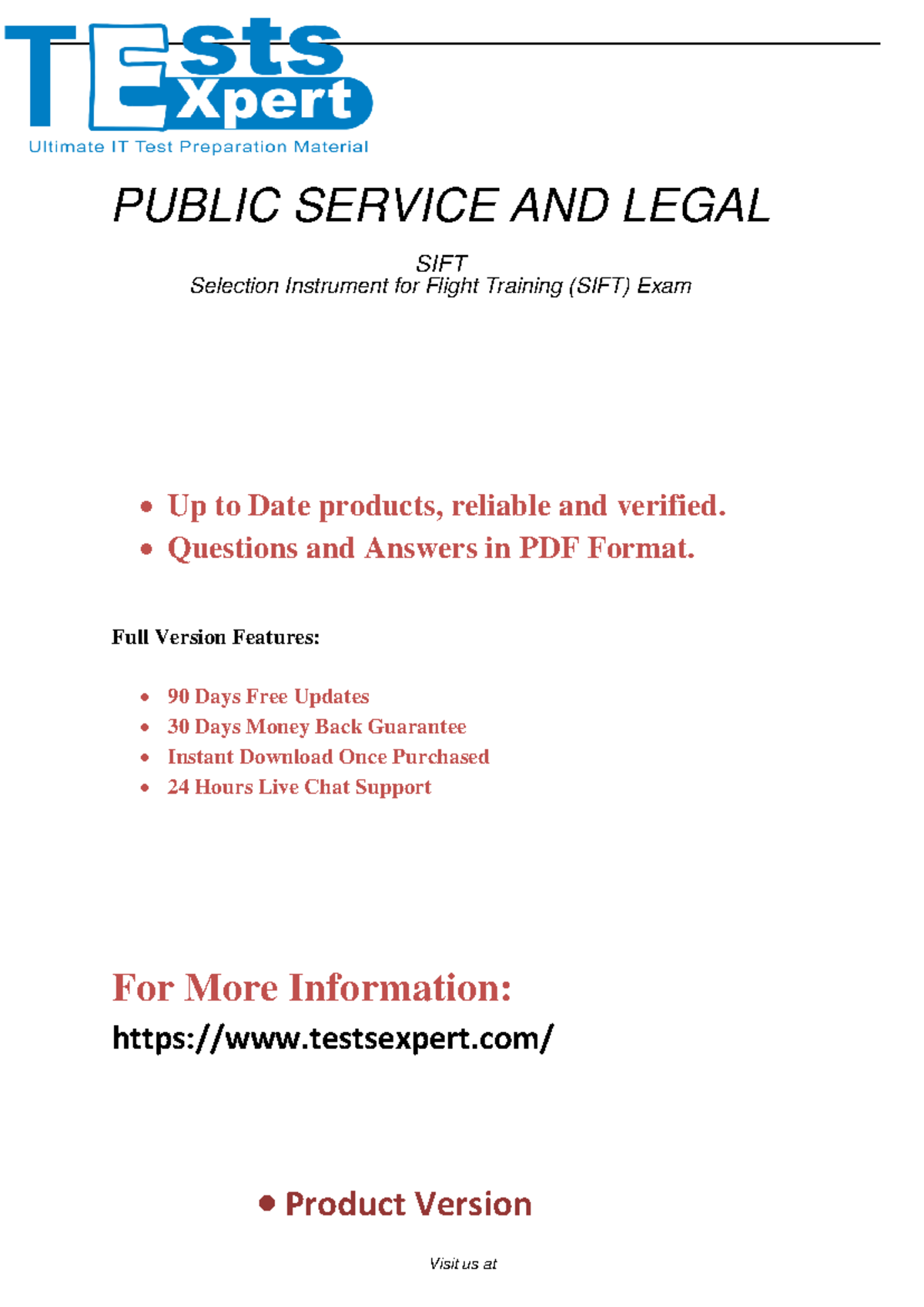 Free Download Questions Answers SIFT Tests Expert Exam Dumps - Up to ...