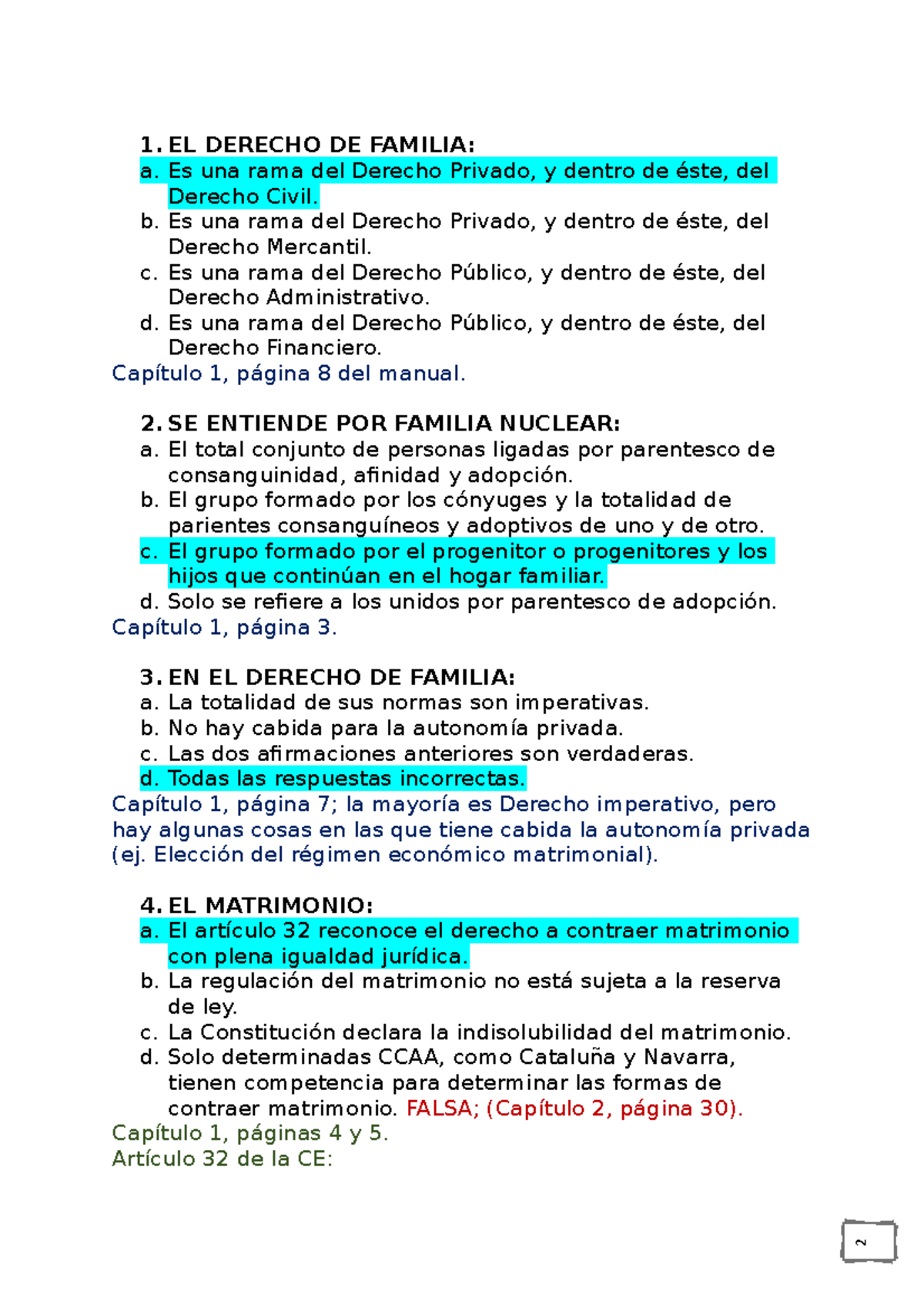 Derecho De Familia Dos. - 1. EL DERECHO DE FAMILIA: A Una Rama Del ...