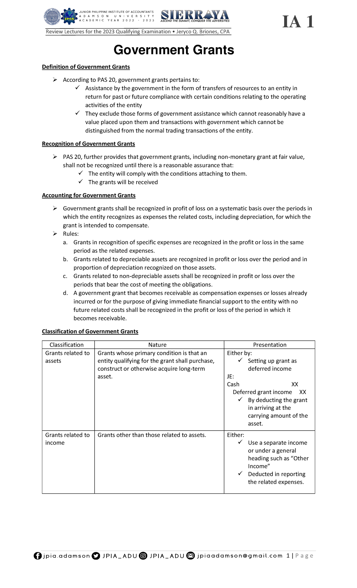 government-grant-government-grant-accountancy-studocu