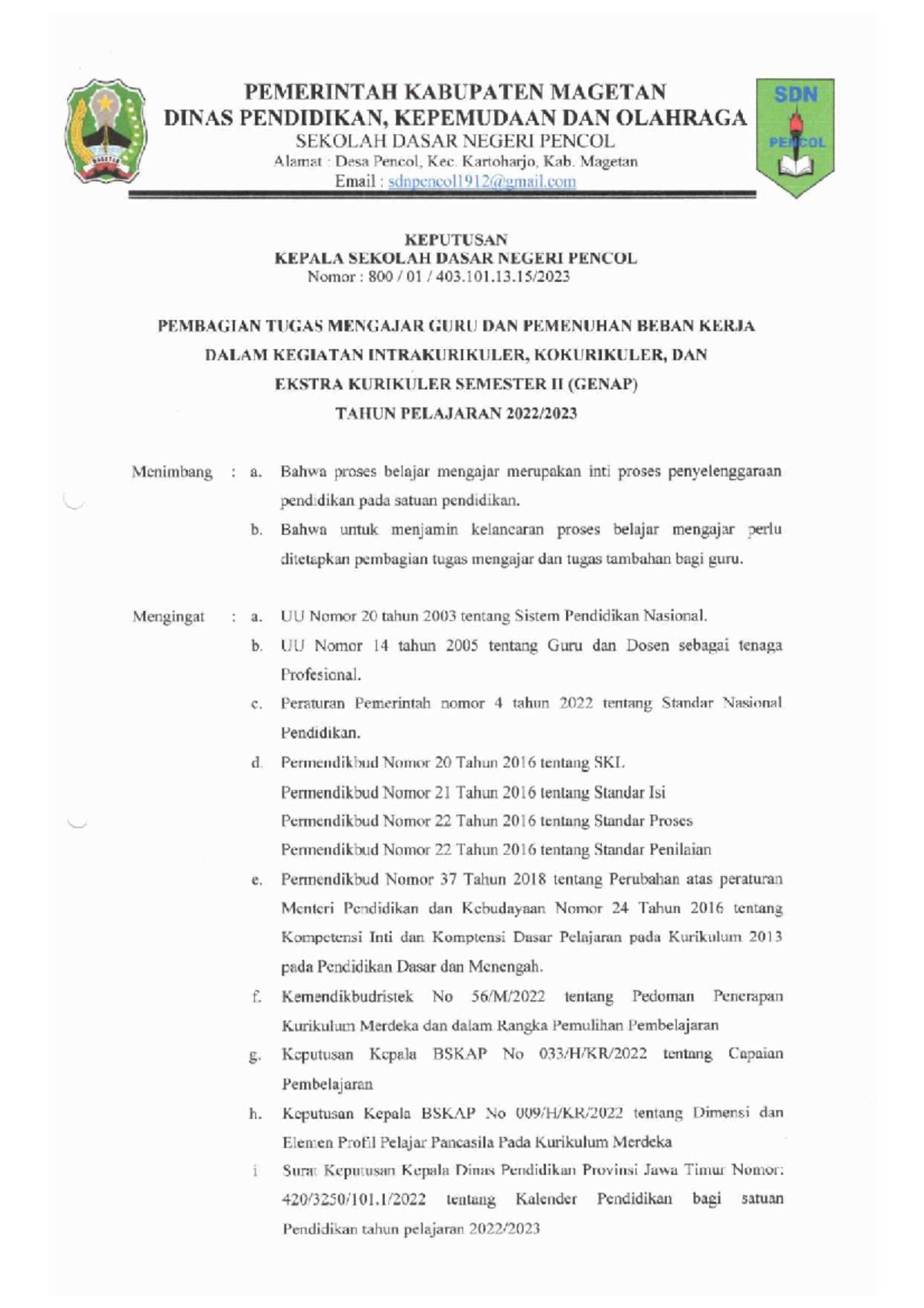 SKBM Semester 2 Tahun 20222023 - Fakultas Keguruan Dan Ilmu Pendidikan ...