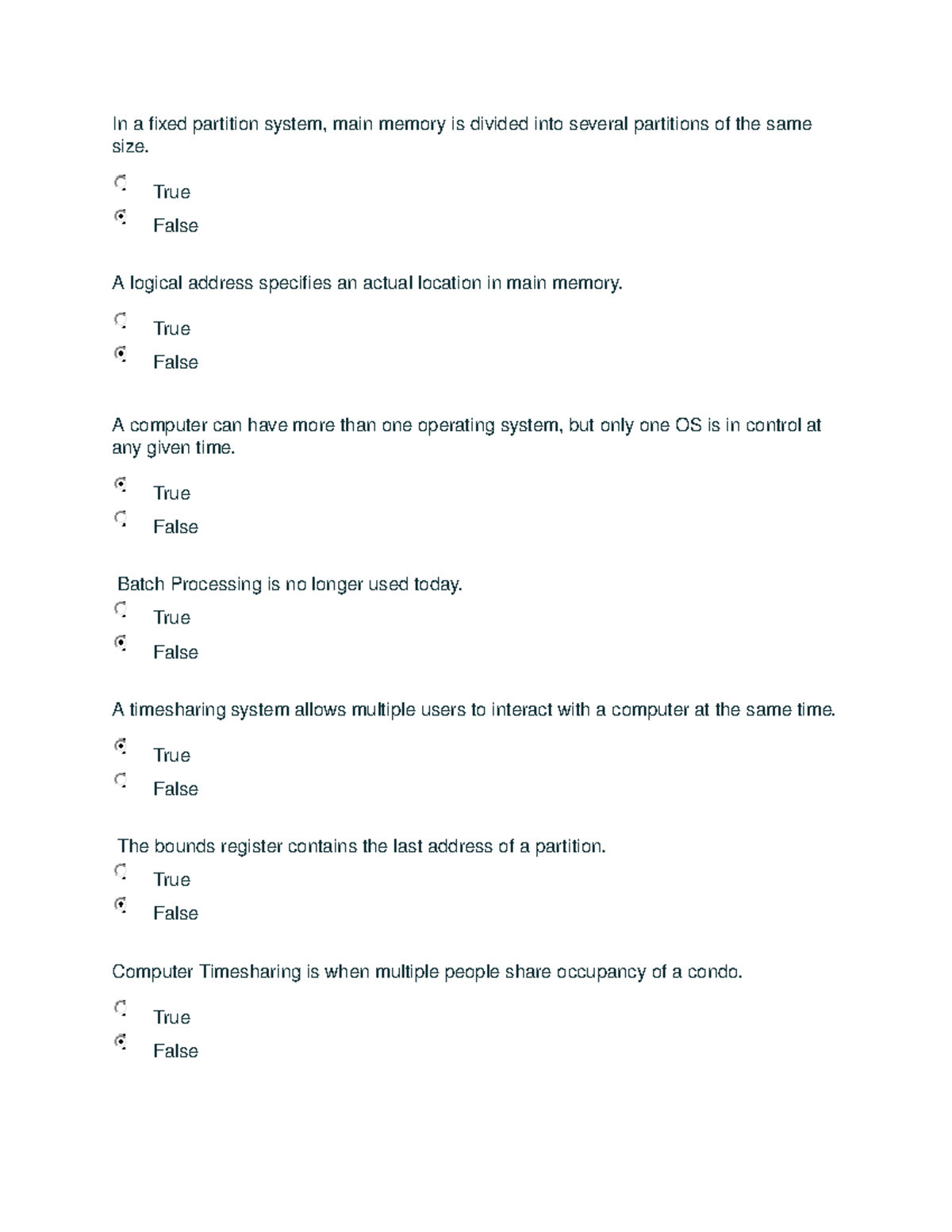 Quiz chapters.10-17 results Computer Science Illuminated 7th edition ...