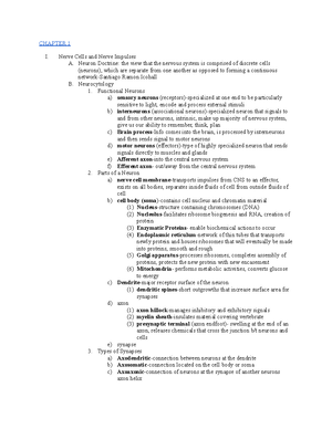 Brain and Behavior notes - January 11, 2023 Ch Cellular Foundations of ...
