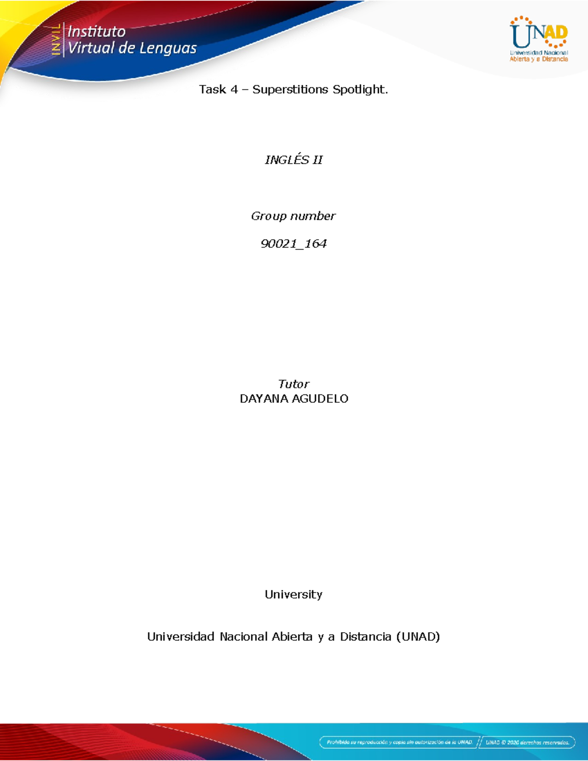 Task 4 Superstitions Spotlight Ingles II Task 4 Superstitions
