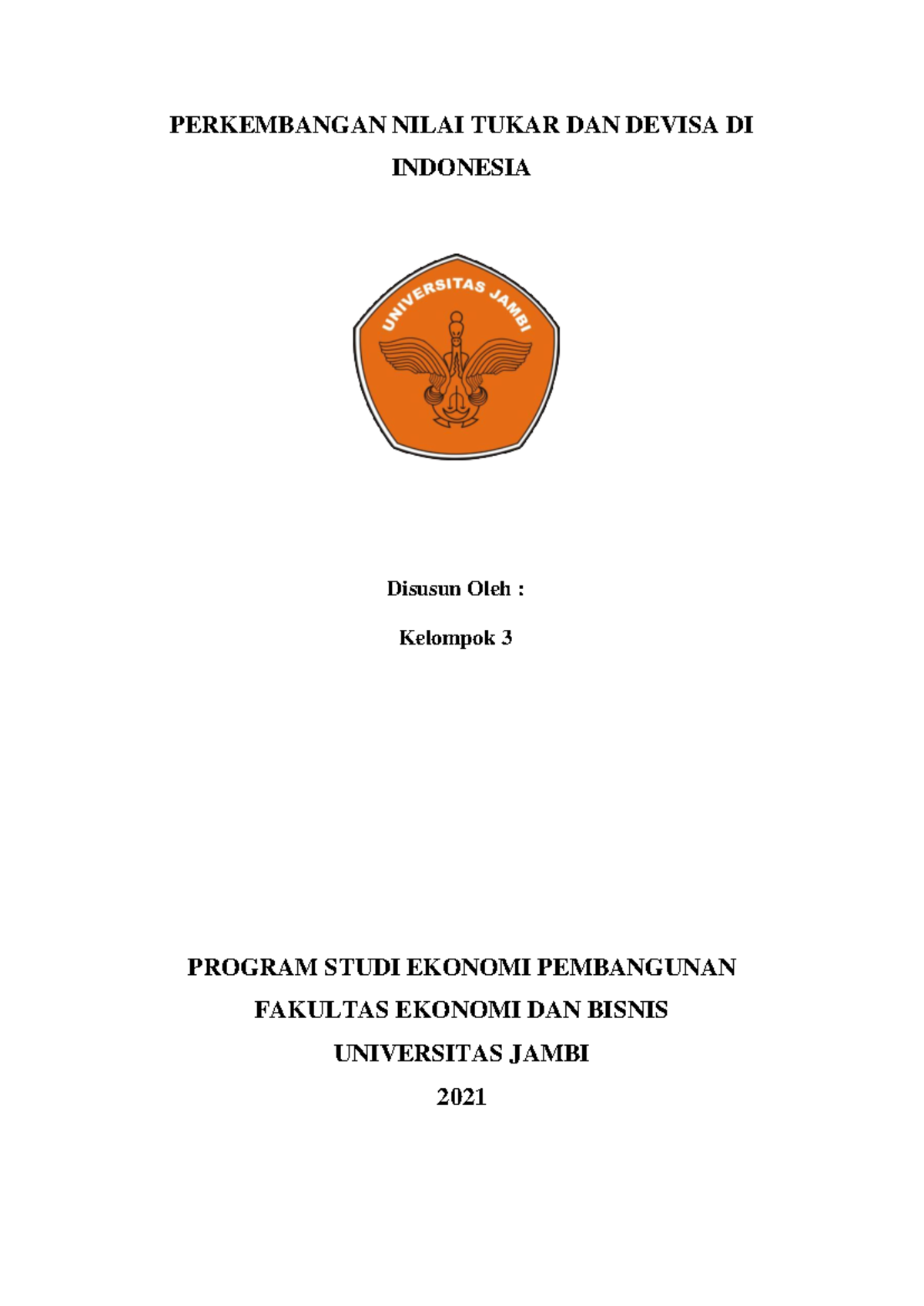 Essay- Perkembangan Nilai Tukar DAN Devisa DI Indonesia-part 1 ...