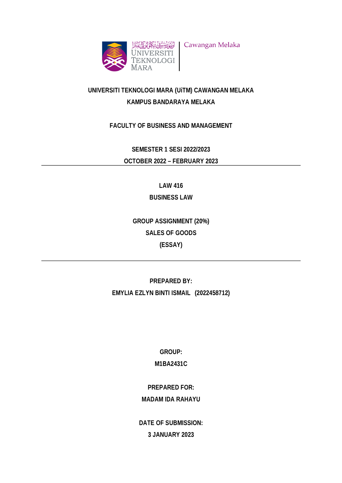 law416 group assignment