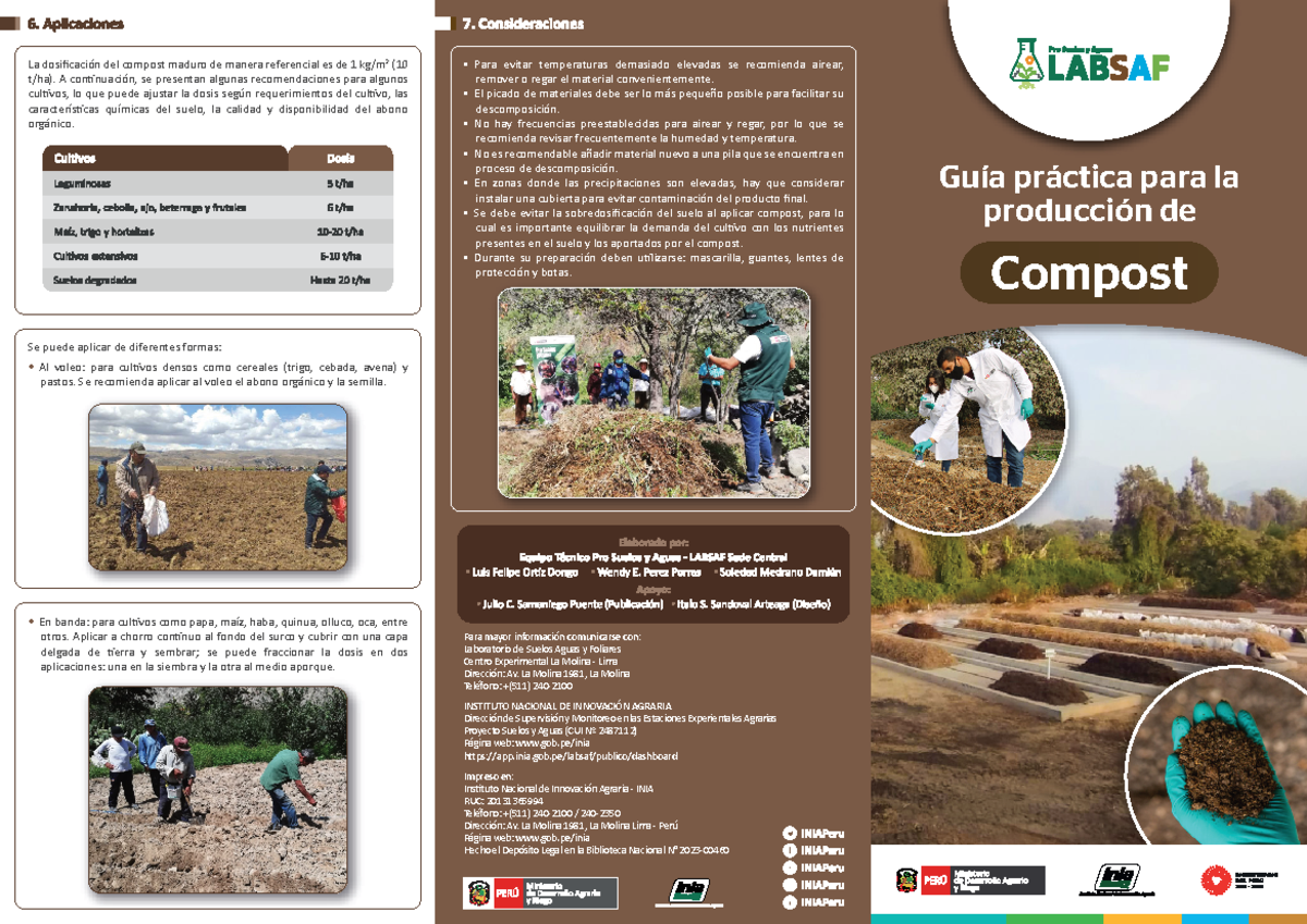 Ortiz-et-al 2023 Guía compost - La dosificación del compost maduro de ...