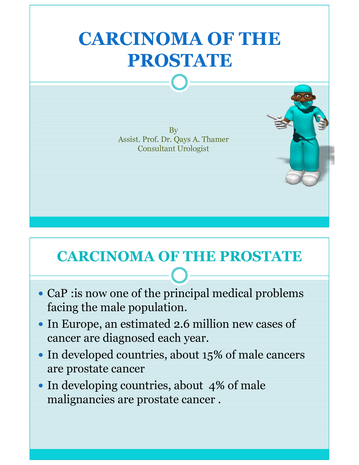 thesis on prostate cancer