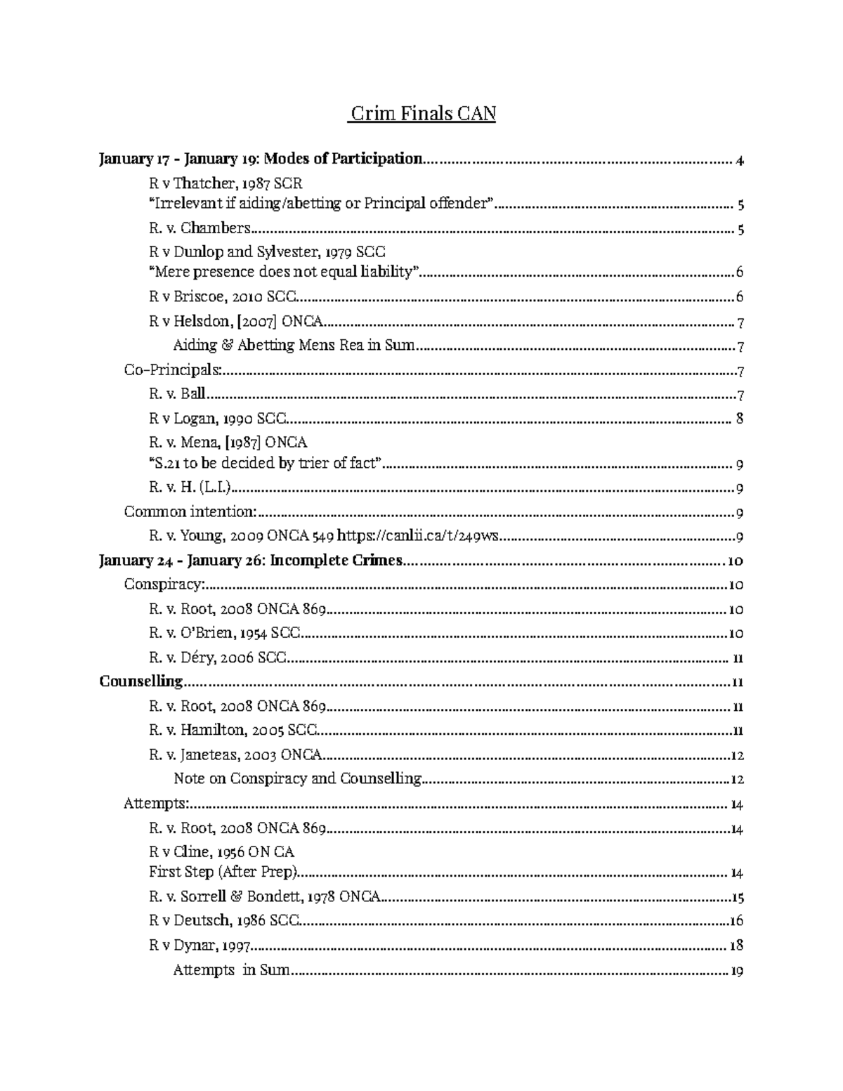 Crim Finals Notes Crim Finals Can January 17 January 19 Modes Of