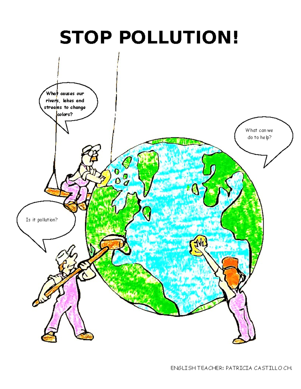 Color Sevier County Blue Coloring Book STOP Pollution - STOP POLLUTION ...