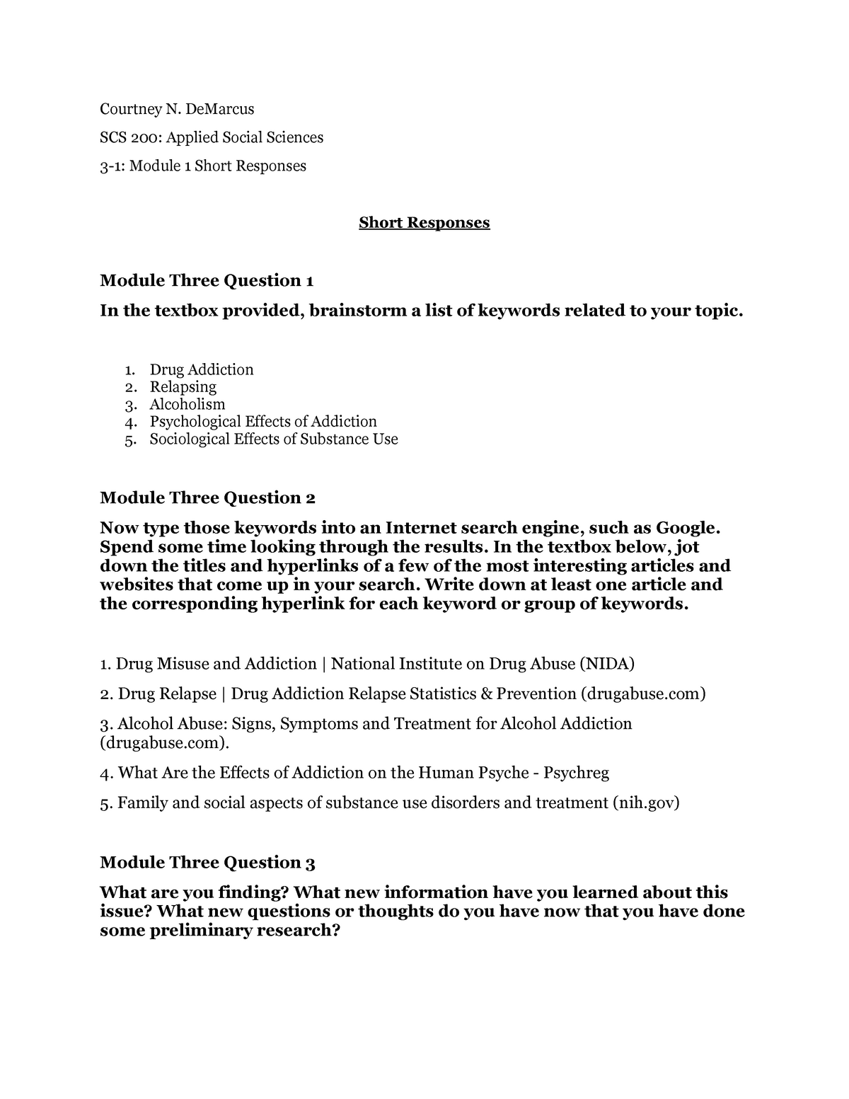 3 1 Short Responses Courtney N Demarcus Scs 200 Applied Social Sciences 3 1 Module 1 Short 1699