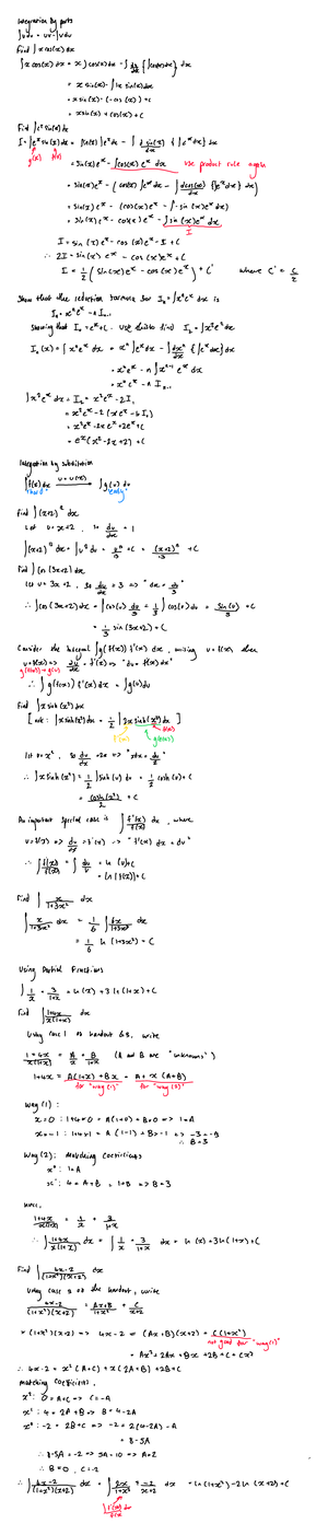 Vectors and Planes - Practice problems for a tutorial - MAA310 ...