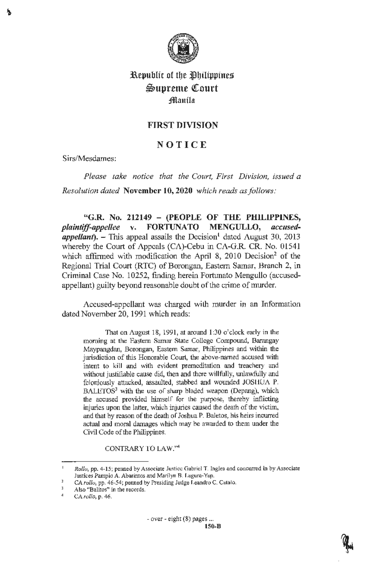 Juvenile Justice Law case 1 l\epublit of tbe t)btlipptne1, upreme