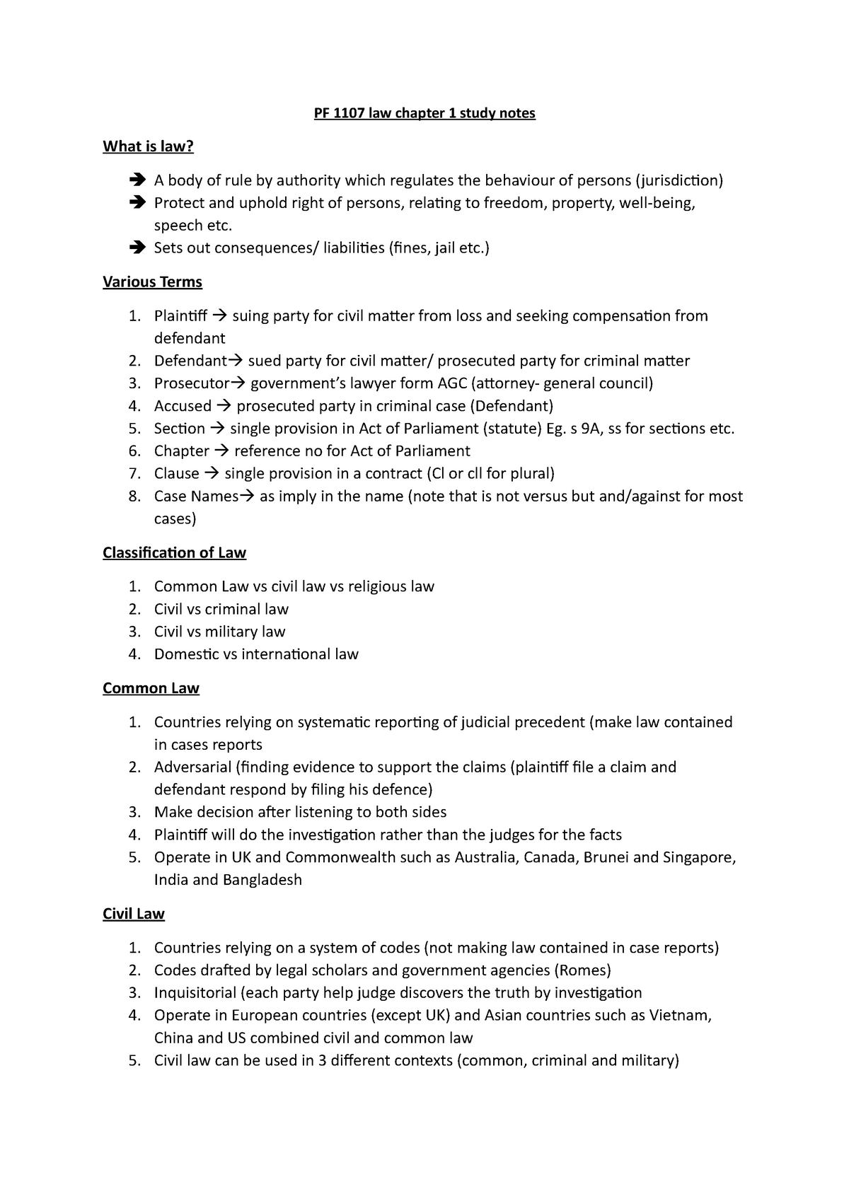 pf-1107-law-chapter-1-study-notes-pf-1107-law-chapter-1-study-notes