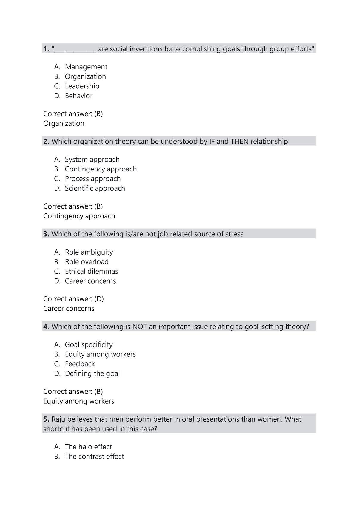 organisational-behaviour-mcq-1-are-social-inventions