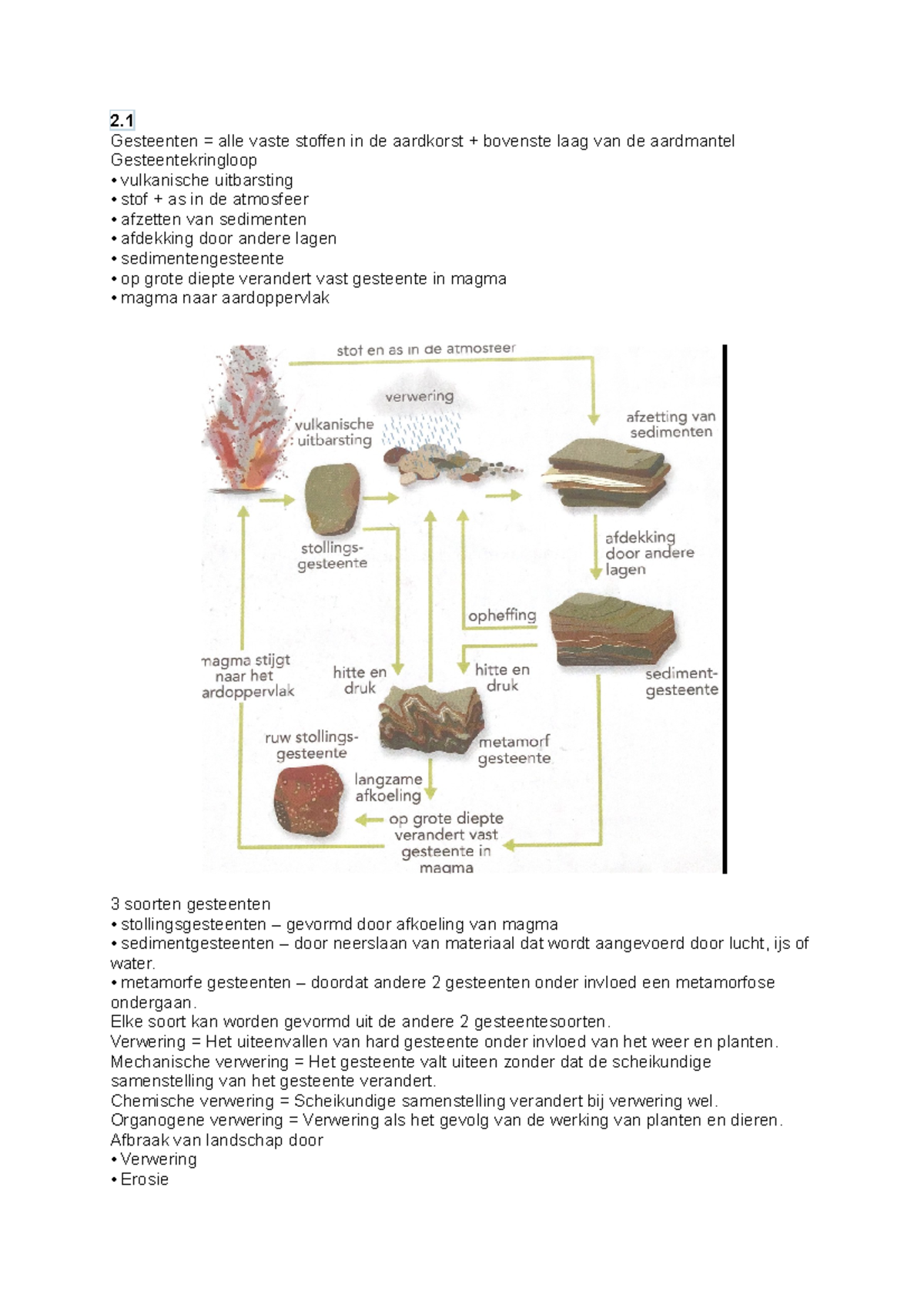 Aardrijkskunde hoofdstuk 2 samenvatting - ZHB1 - UU - Studeersnel