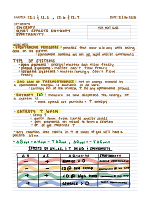 Chem 104 Exam 3 Notes - Chem 104 - Studocu