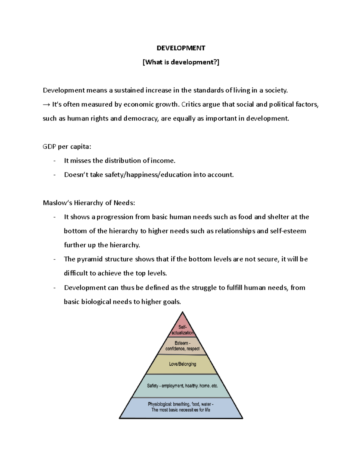 Development (gp) - DEVELOPMENT [What is development?] Development means ...