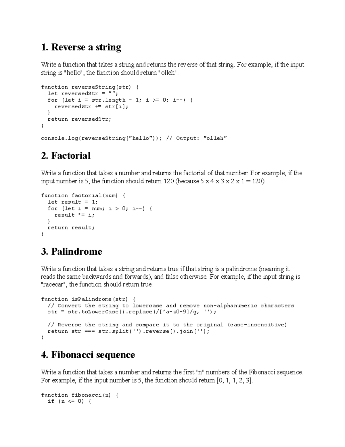 Javascript Exercises - Practice - DAT120 - UiS - Studocu