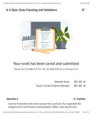 DAT 325 Project 2 - DAT 325 Project Two Template Executive Summary ...