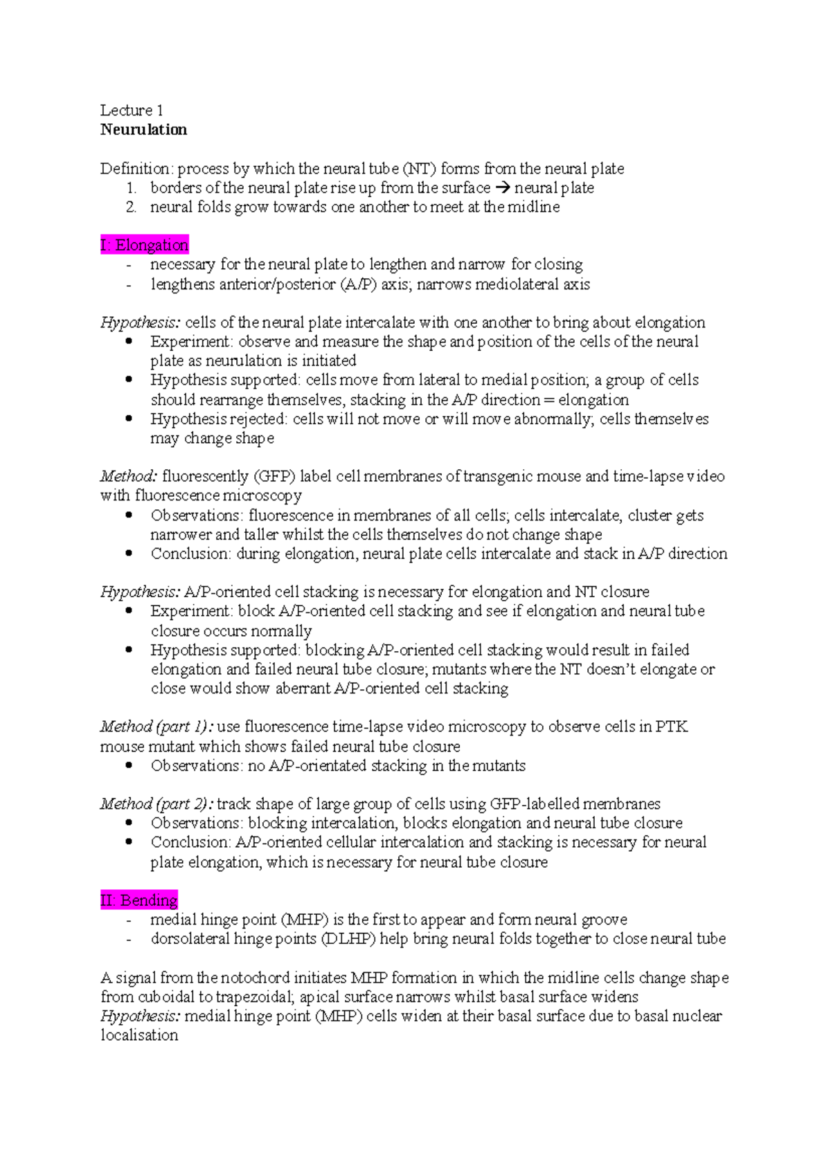 anat334-module-4-lecture-1-lecture-1-neurulation-definition-process