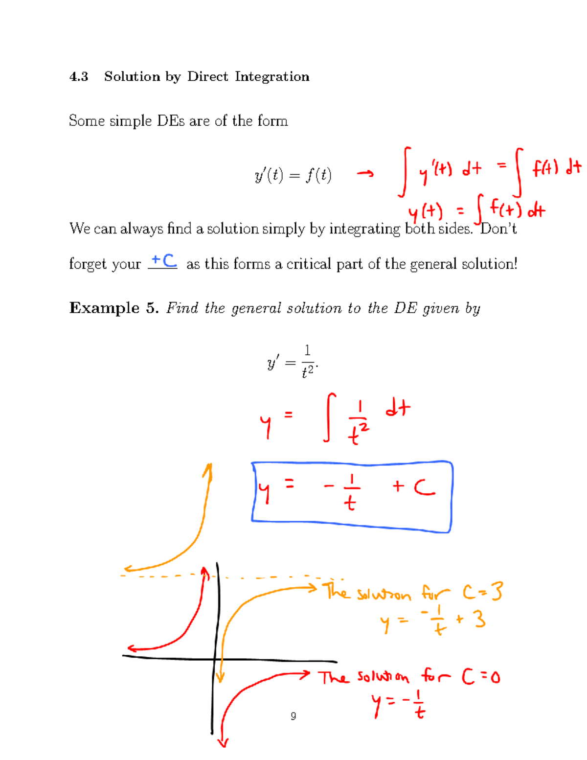 Lecture 23 - Solving DEs using Direct Integration - 4 Solution by ...