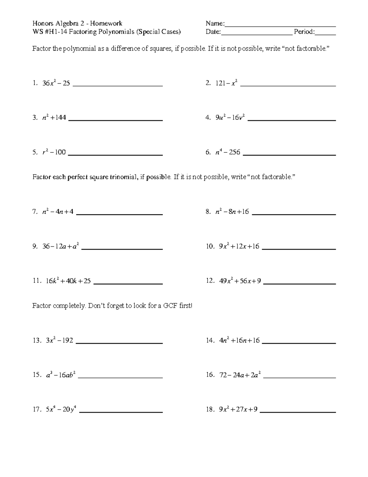 h1-14-factoring-polynomials-special-case-hw-honors-algebra-2-homework-name-ws-h1-14