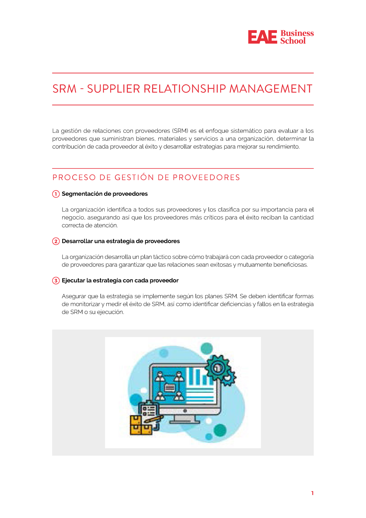 Infografia Srm 1 La Gestión De Relaciones Con Proveedores Srm Es El Enfoque Sistemático 8555