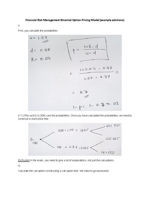 Chapter 3 - Principles Of Option Pricing - CHAPTER 3 – PRINCIPLES OF ...