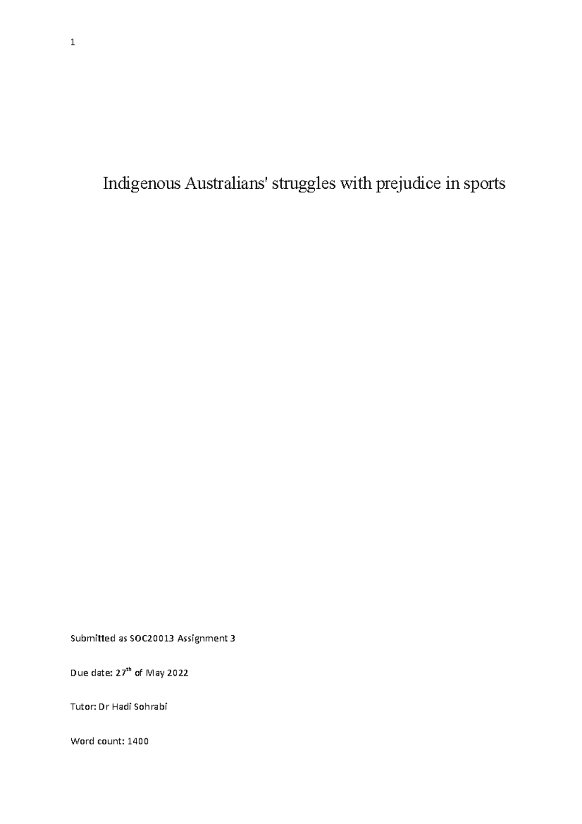 ideas of race in australia essay introduction